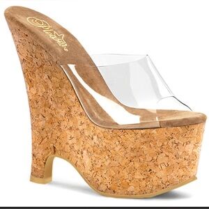 Pleaser Beau-601 Wedges Size 7